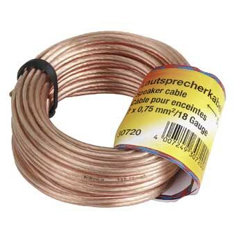 Cable Audio OFC 2x0.75mm 20m Hama