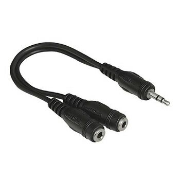 Cable 3.5St M @ 2x3.5St H 20cm Hama