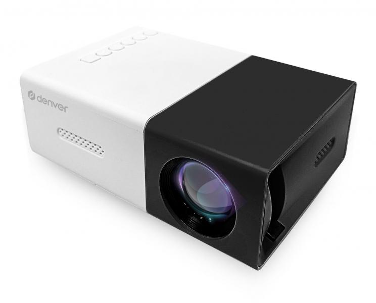 Proyector Mini C/HDMI, USB-C, y Tj PR-800B Denver