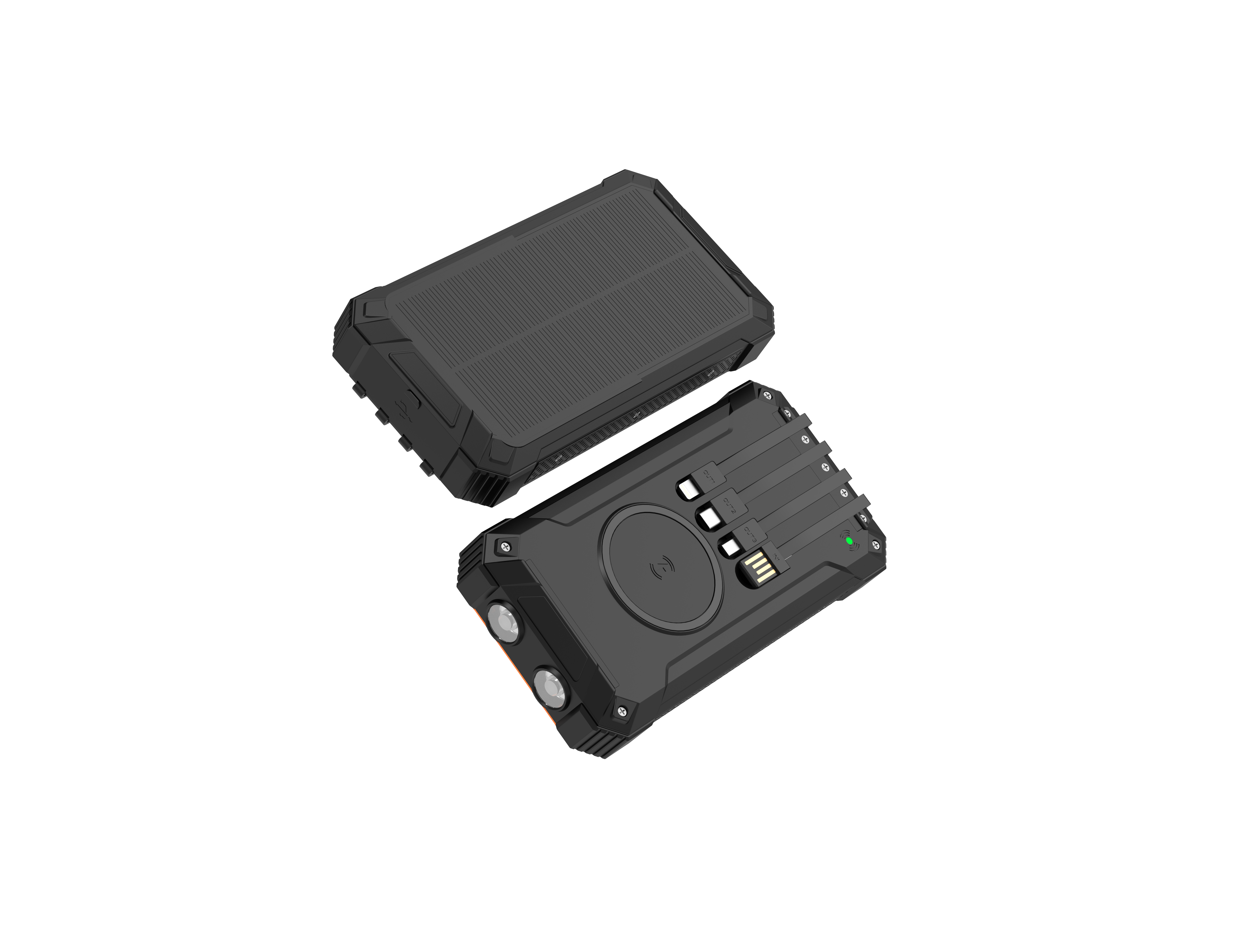 PowerBank Solar 20000mAh USBx2 + USB-C + Linterna PSO- 20012 Denver