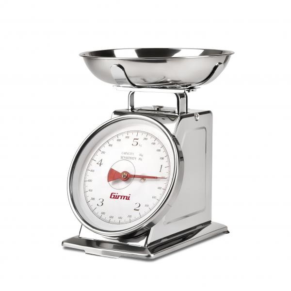 Bascula / Pesa Cocina Metal Retro Inox Girmi