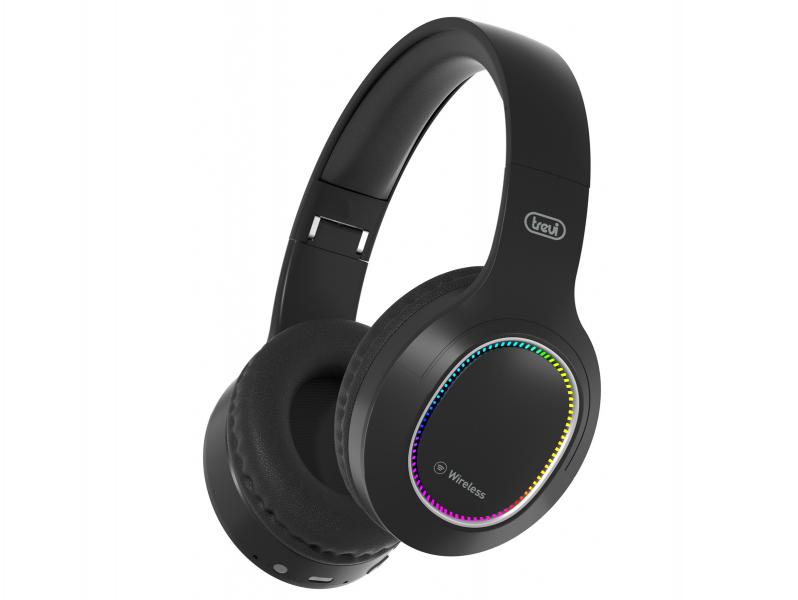Auricular BT/MicroSD/AuxIn DJ 12E60BT NeonBk Trevi