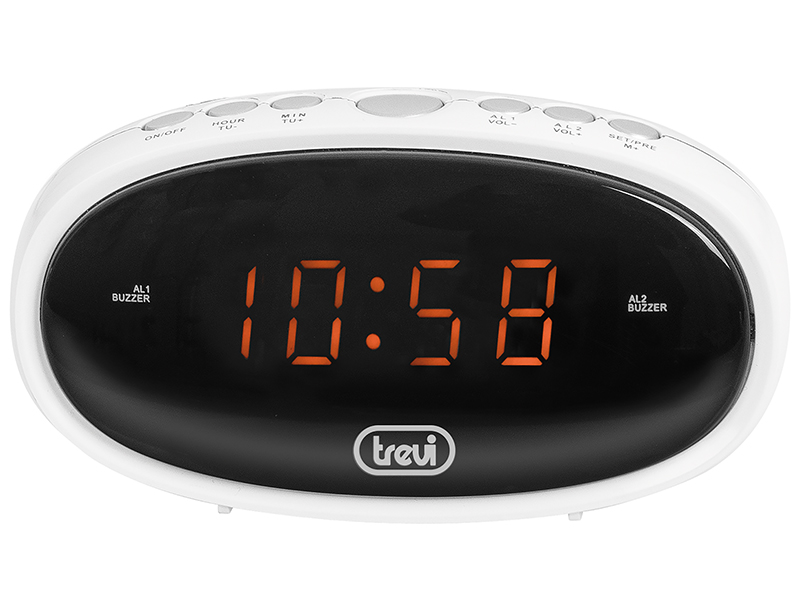 Despertador AC Doble Alarma EC 880 Blanco Trevi