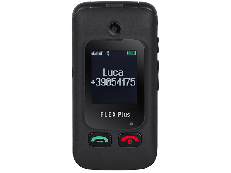 Telefono Movil Flip C/Doble Display Negro Trevi