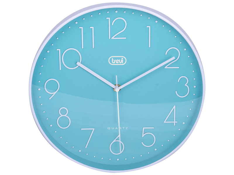 Reloj Pared 30cm, Sil., Num Completos Turque Trevi
