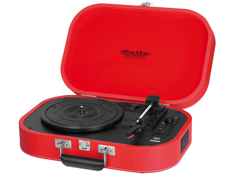 Tocadisco Sally Amp.C/USB/BT Bat. Rojo Trevi